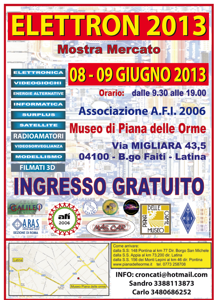 ELETTRON 2013 Mostra Mercato Latina 8-9/6/2013 File